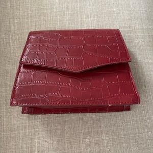 Small reddish handbag